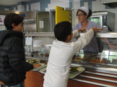 Repas européen au restaurant