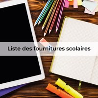 École élémentaire catholique de la Découverte - Fournitures scolaires